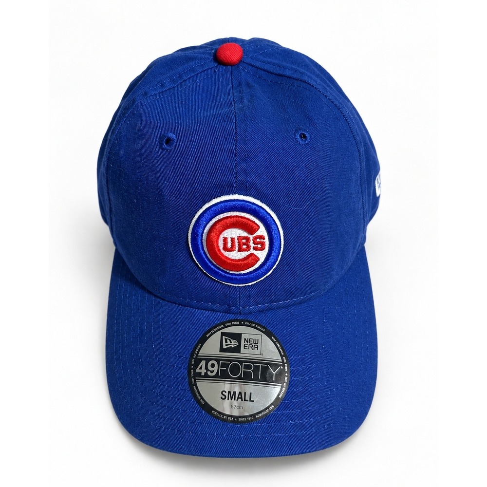 New Era 49FORTY Chicago Cubs MLB Baseball Cap Hat Blue Small 57cm 11605764